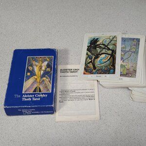 Vintage Aleister Crowley Thoth Tarot deck 1986
